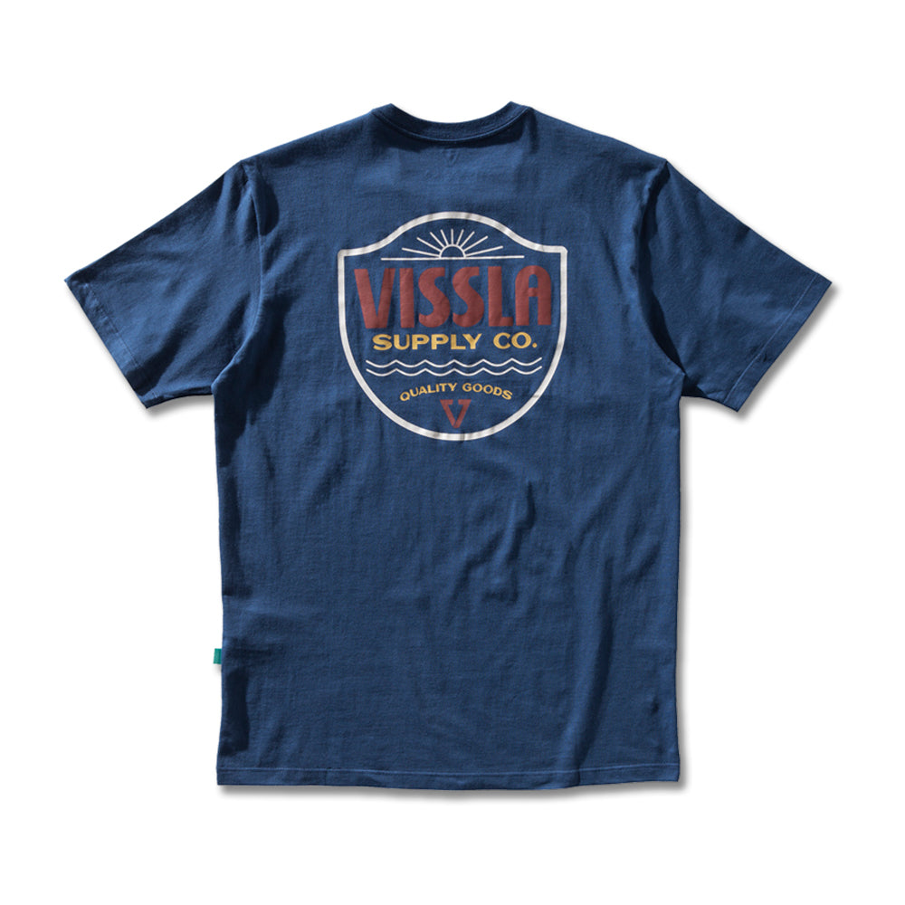 Camiseta Vissla Quality Goods Azul