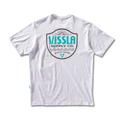 Camiseta Vissla Quality Goods Branca