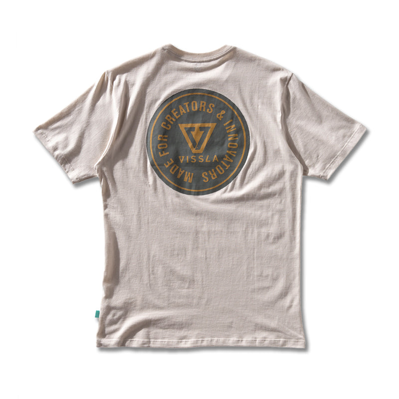 Camiseta Vissla Emblem Off White