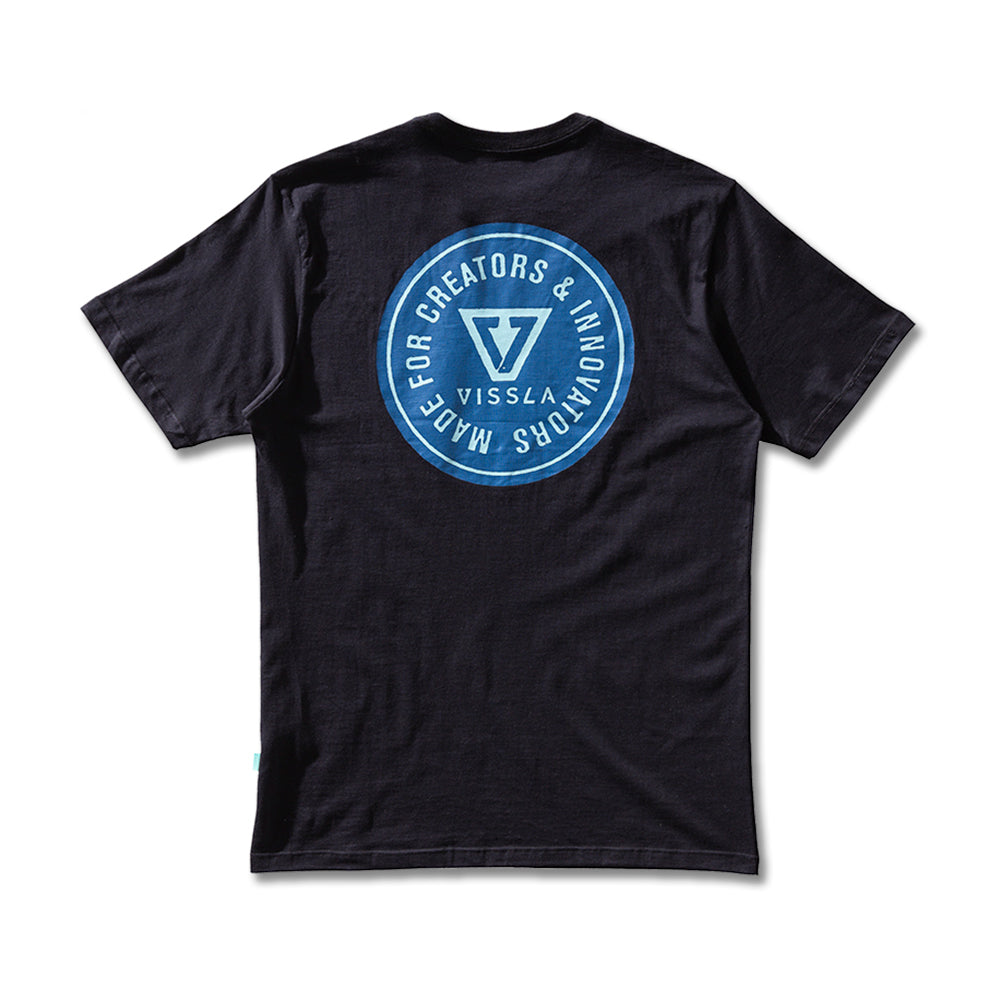 Camiseta Vissla Emblem Preta