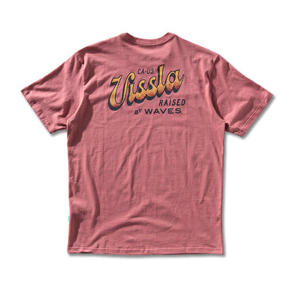 Camiseta Vissla Sunset Shadows Rosa