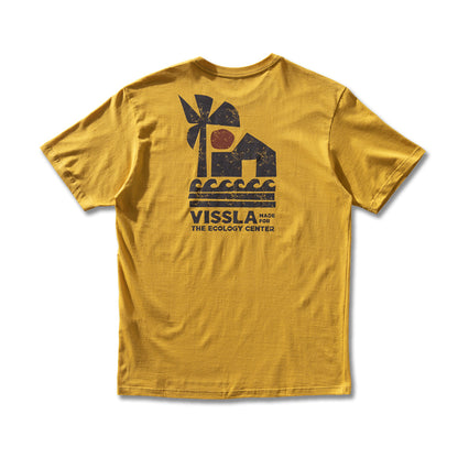 Camiseta Vissla Ecology Center Amarela
