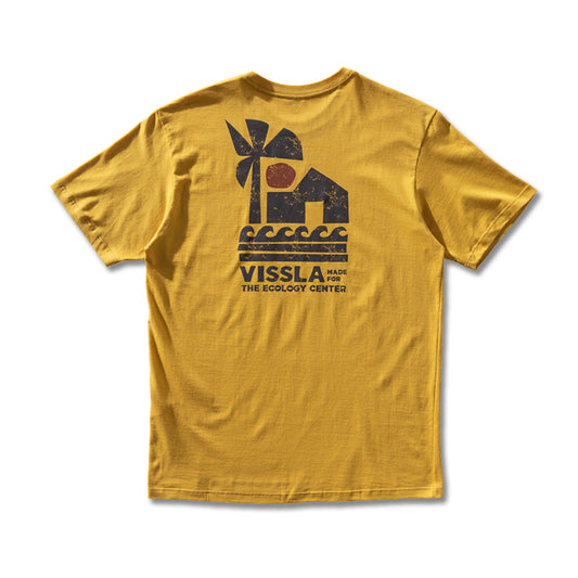 Camiseta Vissla Ecology Center Amarela