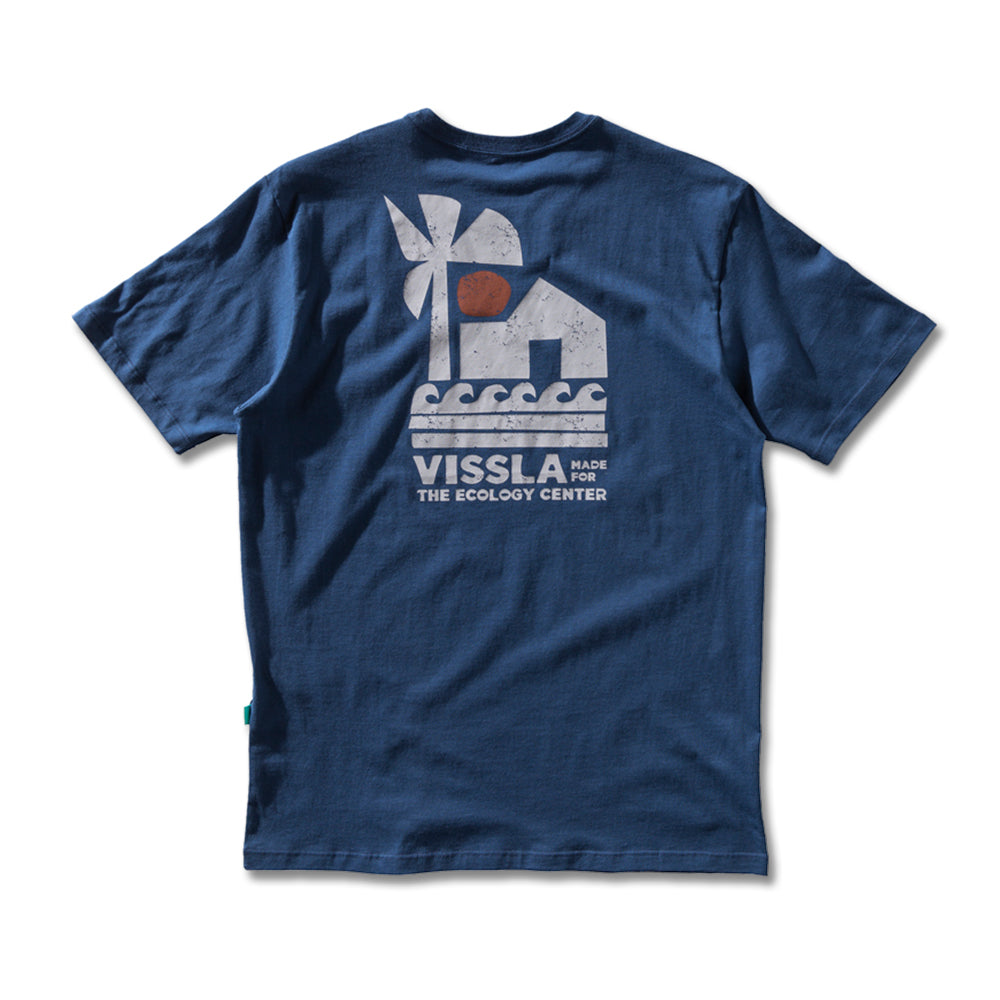 Camiseta Vissla Ecology Center Azul