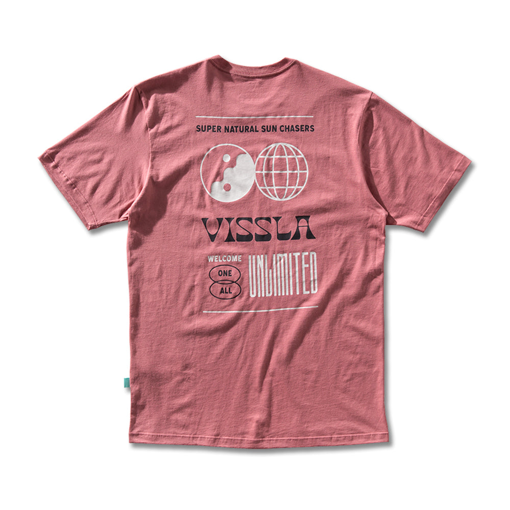 Camiseta Vissla Oneworld Rosa