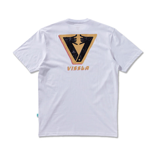 Camiseta Vissla Amigo Shaka Branco