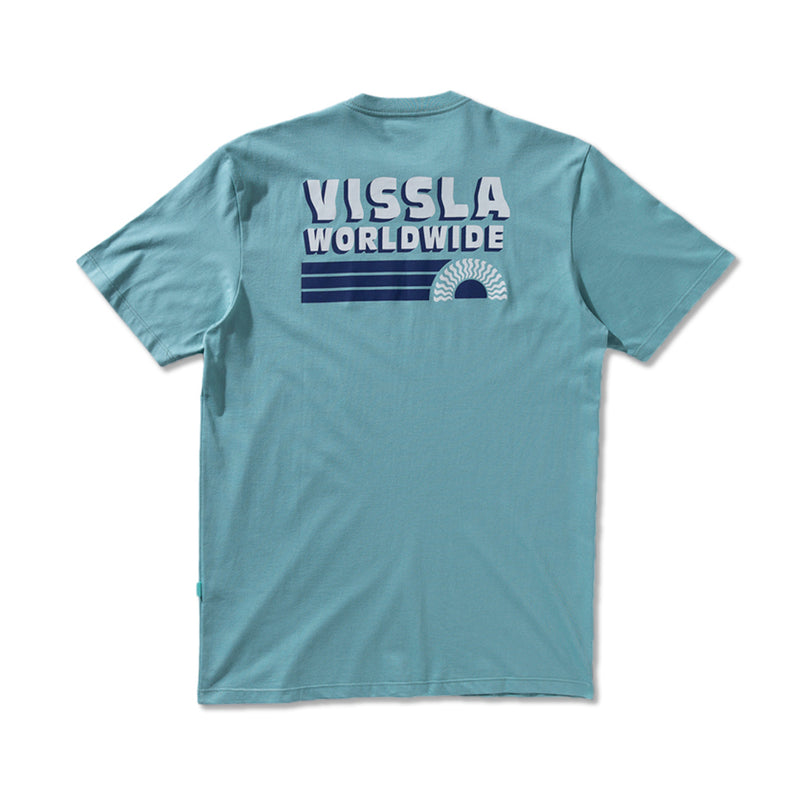 Camiseta Vissla Speed Wobble Verde Água