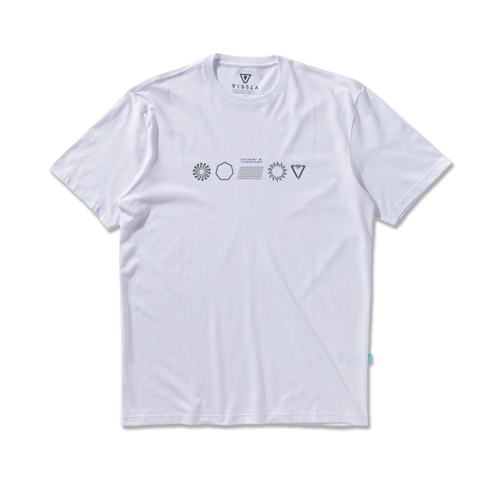 Camiseta Vissla Line Up Branco