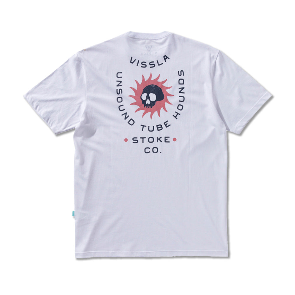 Camiseta Vissla Tube Hounds Branco