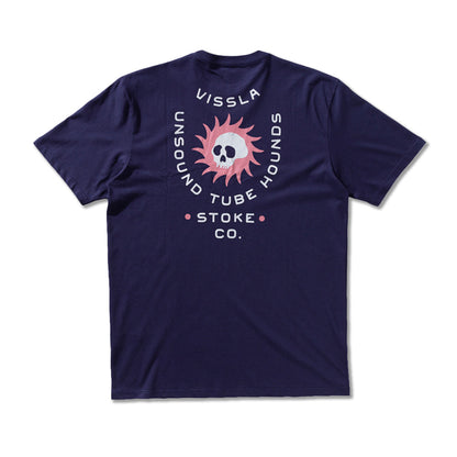 Camiseta Vissla Tube Hounds Azul Escuro