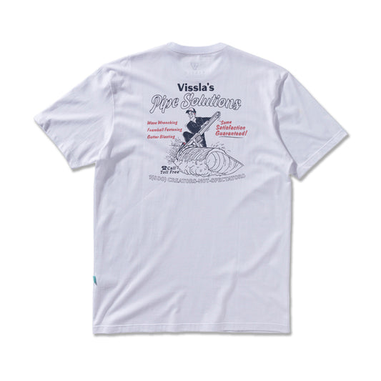 Camiseta Vissla Pipe Solutions Branco