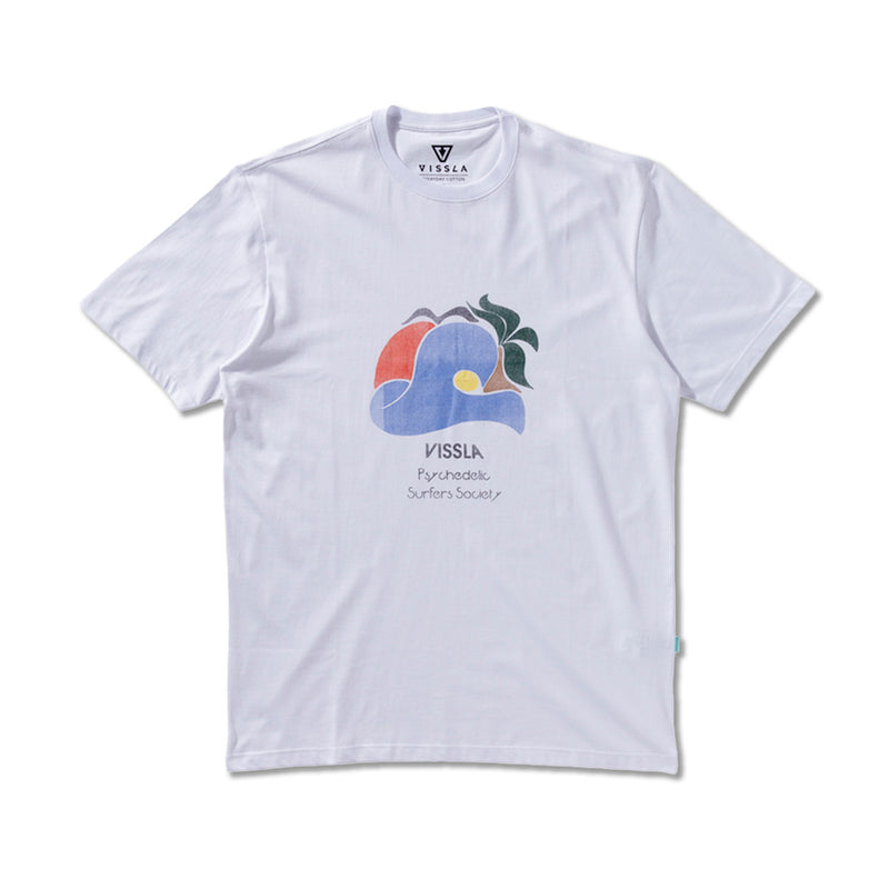 Camiseta Vissla Psycho Wave Branco