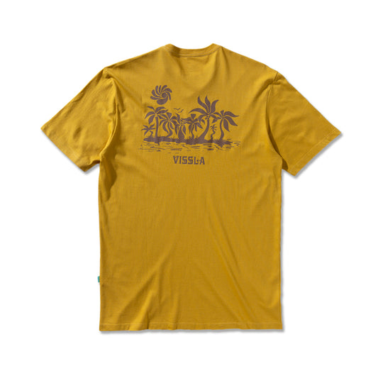 Camiseta Vissla Tulum Town Amarelo