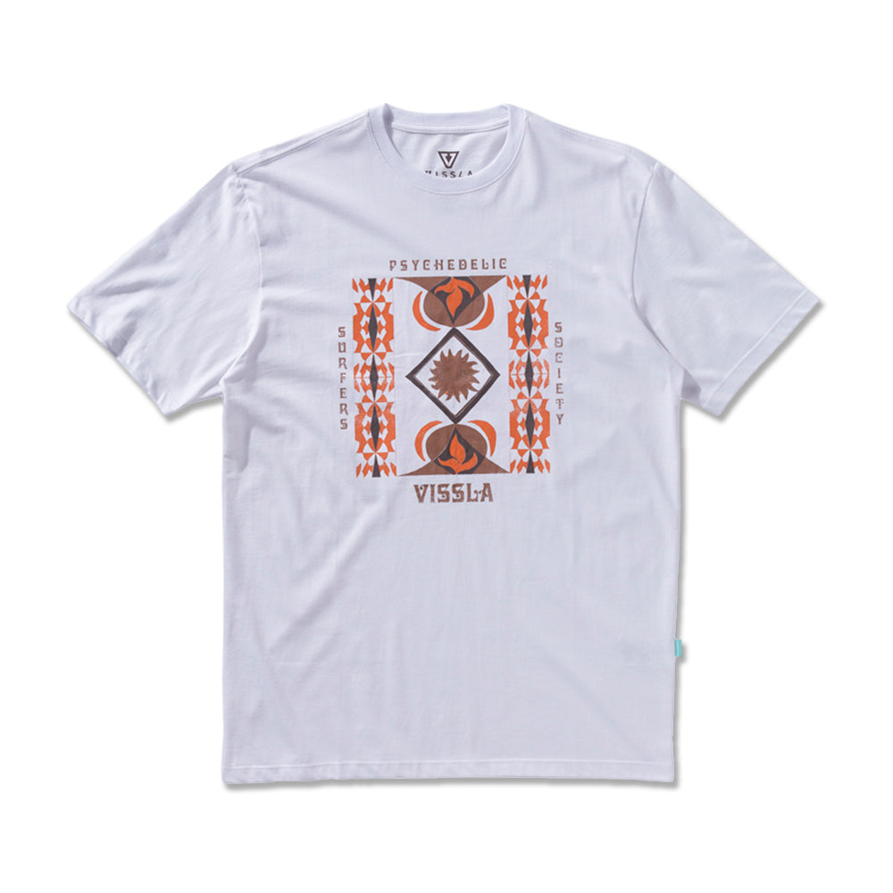 Camiseta Vissla Psycho Sea Branco