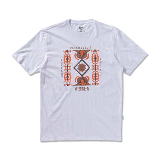 Camiseta Vissla Psycho Sea Branco