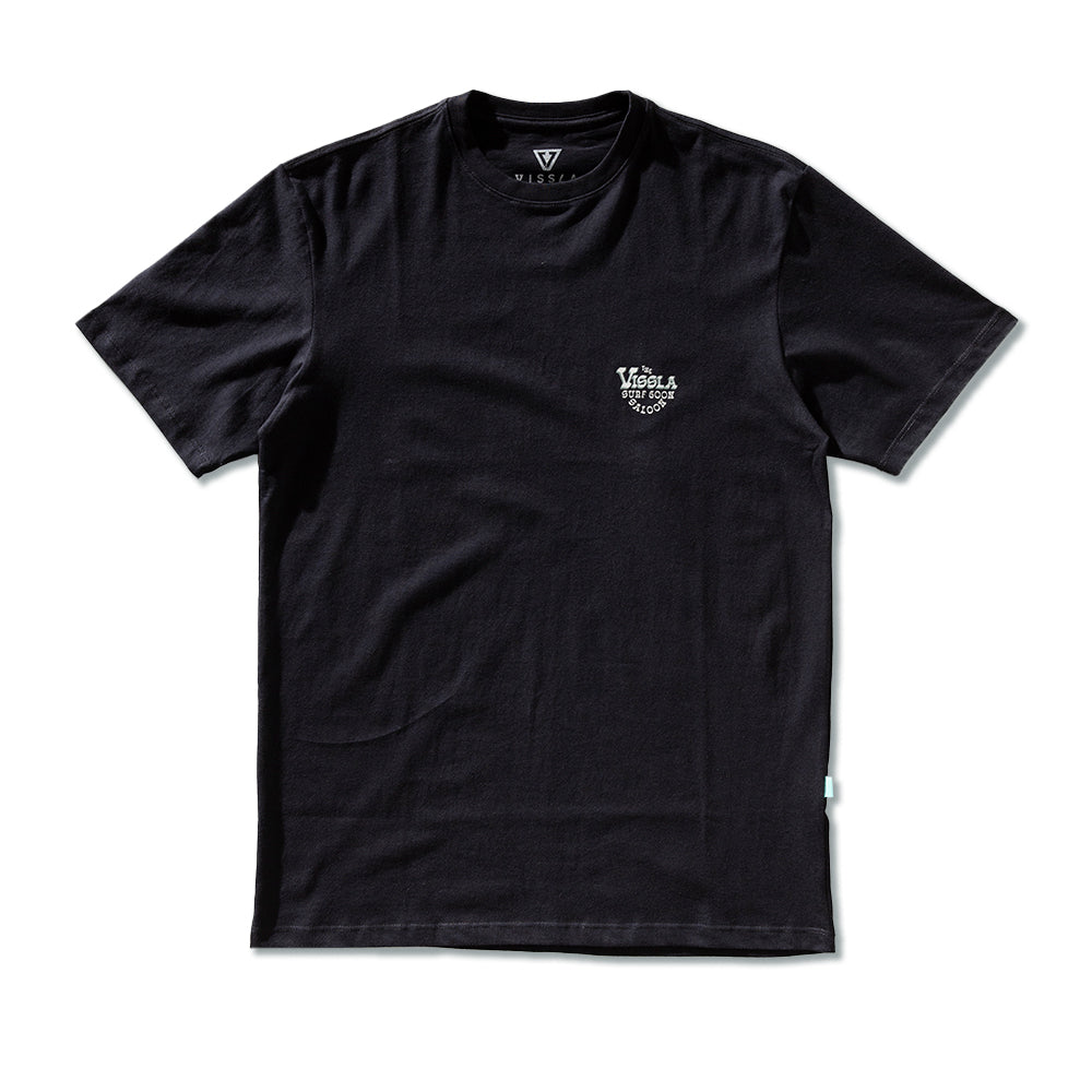 Camiseta Vissla Surf Goon Saloon Preto