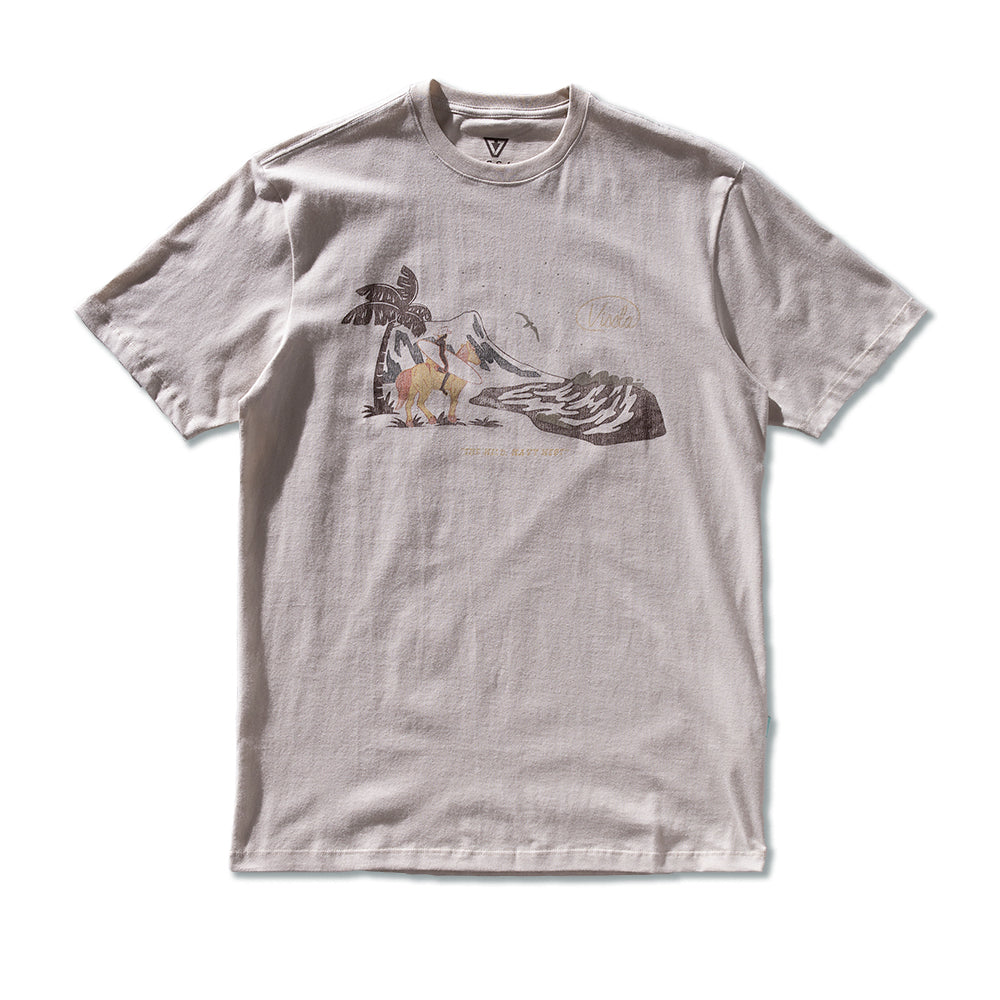 Camiseta Vissla Wavy West Off White