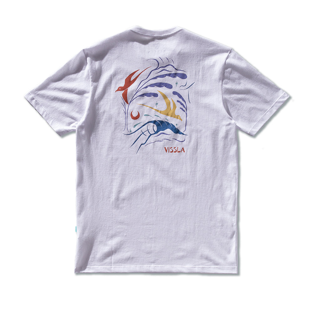 Camiseta Vissla Miyashiro Swell Seekers Branco