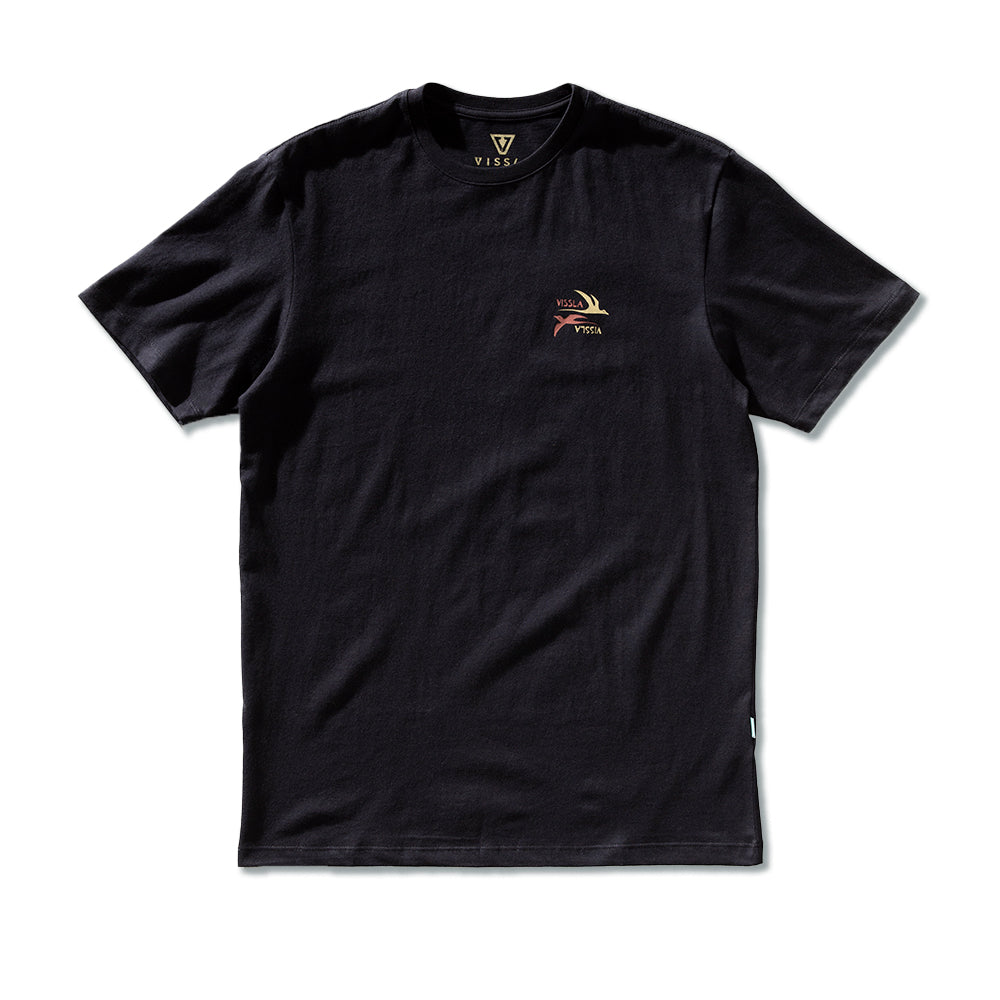 Camiseta Vissla Miyashiro Swell Seekers Preto