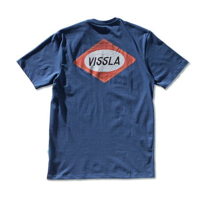 Camiseta Vissla Roundhouse Azul Escuro