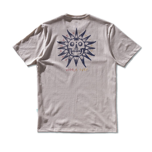 Camiseta Vissla Burnt Up Off White