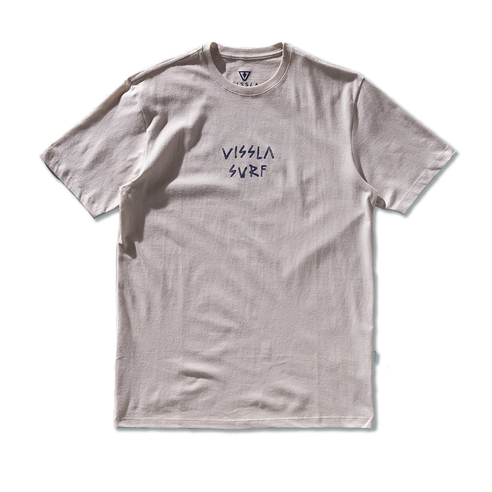 Camiseta Vissla Burnt Up Off White