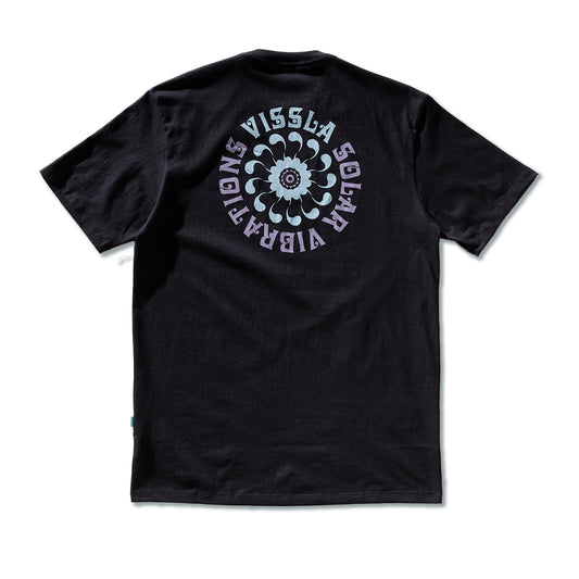 Camiseta Vissla Solar Spirals Preto