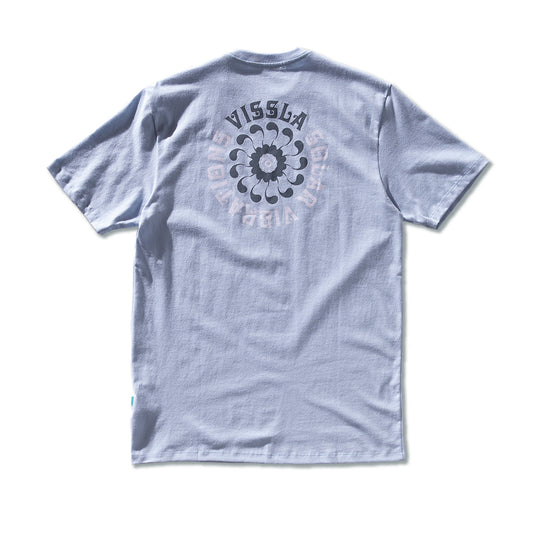 Camiseta Vissla Solar Spirals Azul Claro