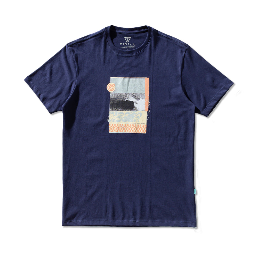 Camiseta Vissla Foam Ball Azul Marinho
