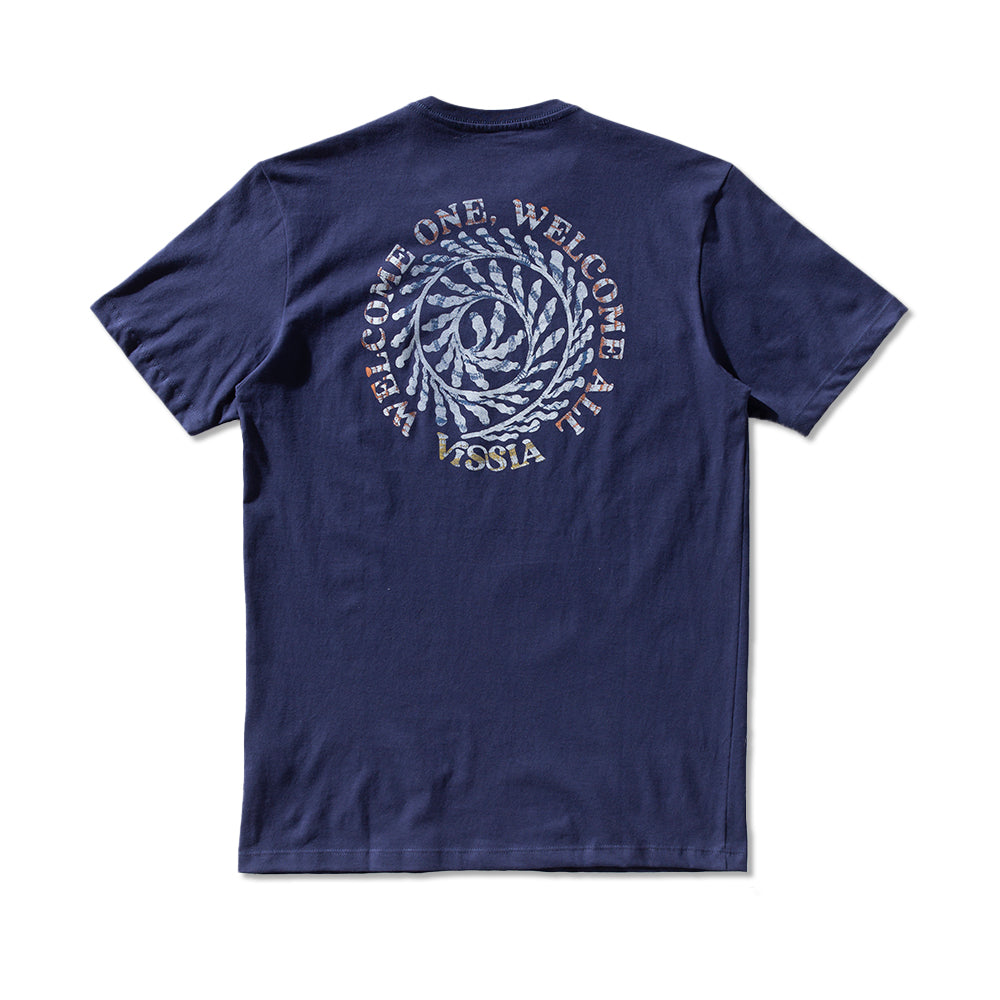 Camiseta Vissla Keep Crawl Azul Marinho