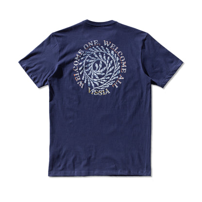 Camiseta Vissla Keep Crawl Azul Marinho