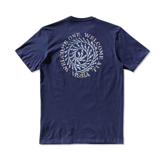 Camiseta Vissla Keep Crawl Azul Marinho