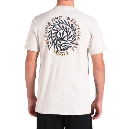 Camiseta Vissla Keep Crawl Off White
