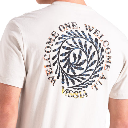 Camiseta Vissla Keep Crawl Off White