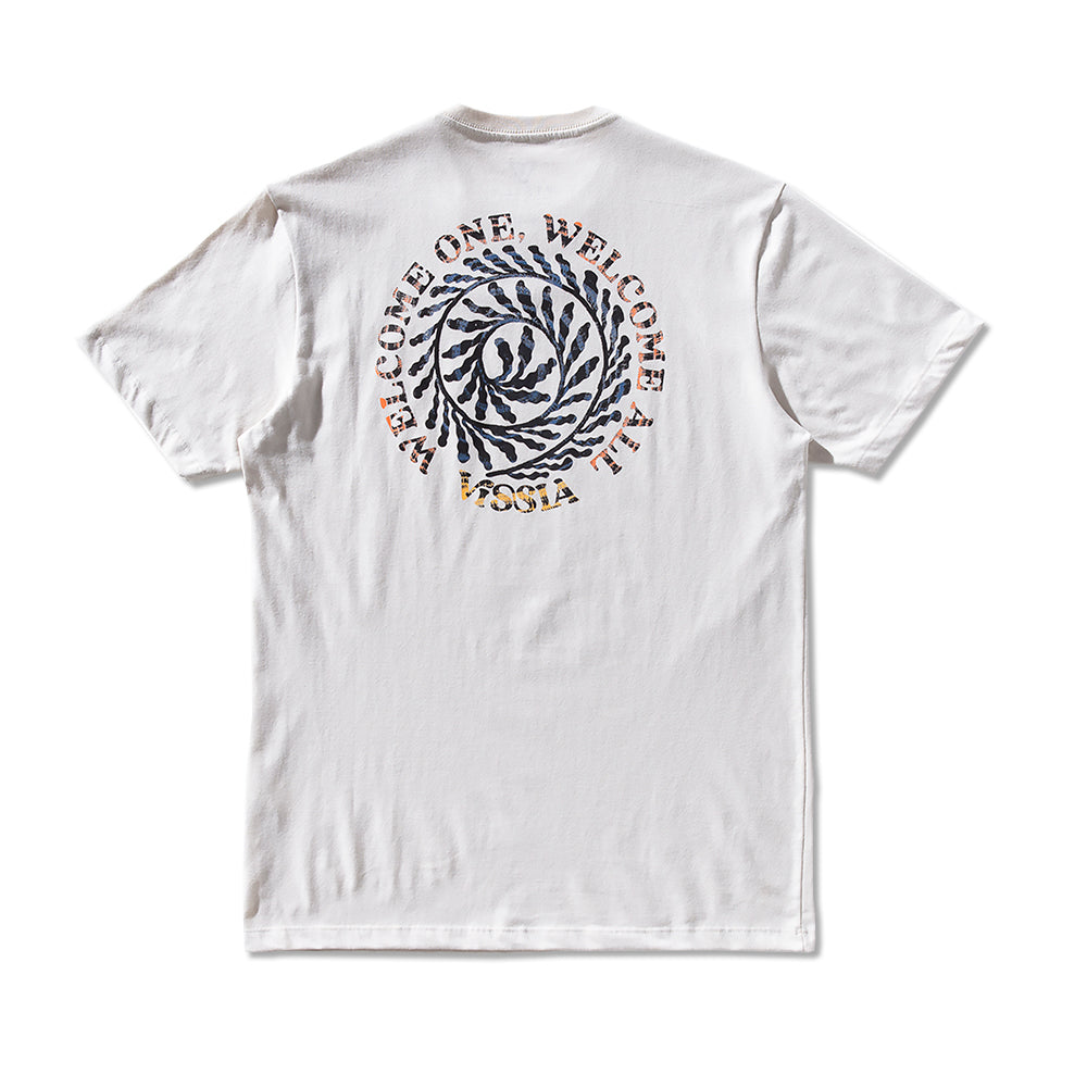 Camiseta Vissla Keep Crawl Off White