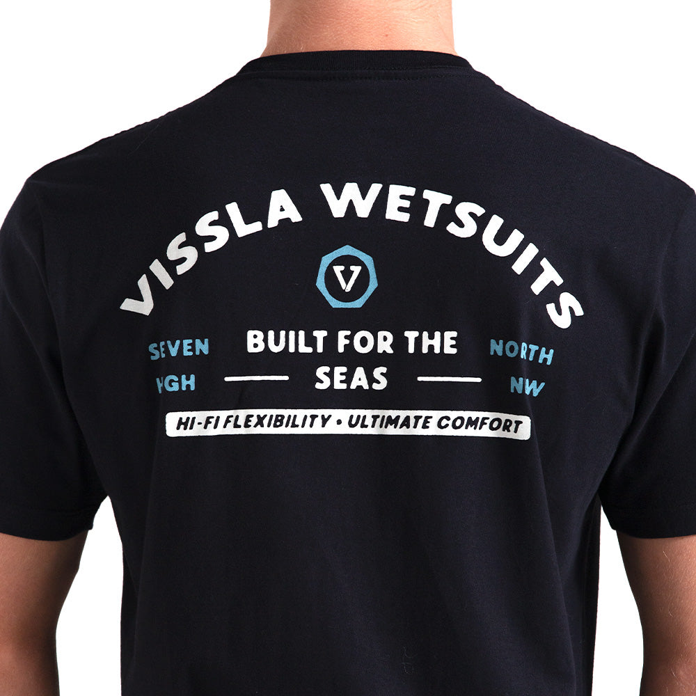 Camiseta Vissla The Seas Preto
