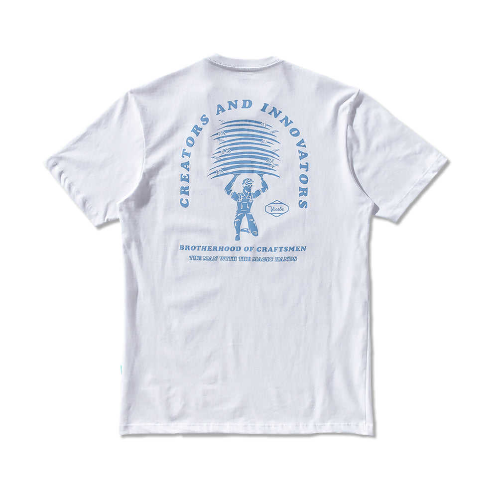 Camiseta Vissla Magic Hands Branco
