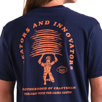 Camiseta Vissla Magic Hands Azul Marinho