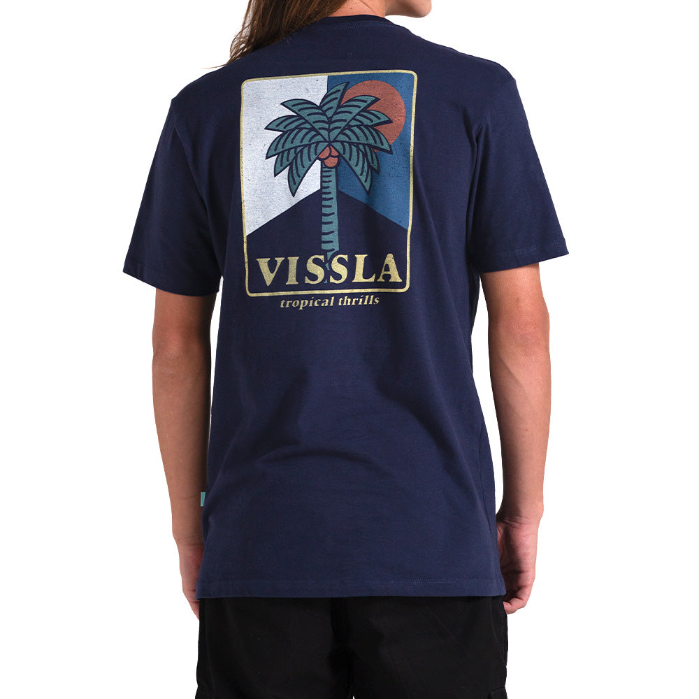 Camiseta Vissla Tropical Thrills Azul Marinho