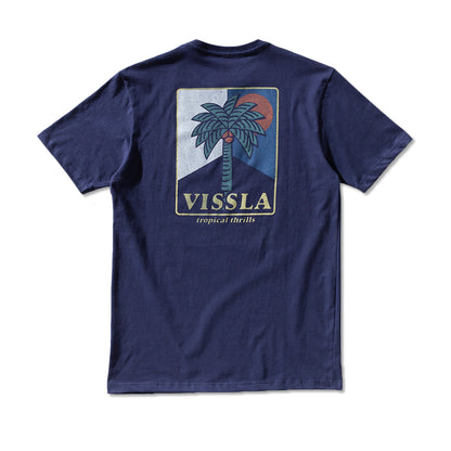 Camiseta Vissla Tropical Thrills Azul Marinho