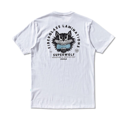 Camiseta Vissla Superwolf Branco