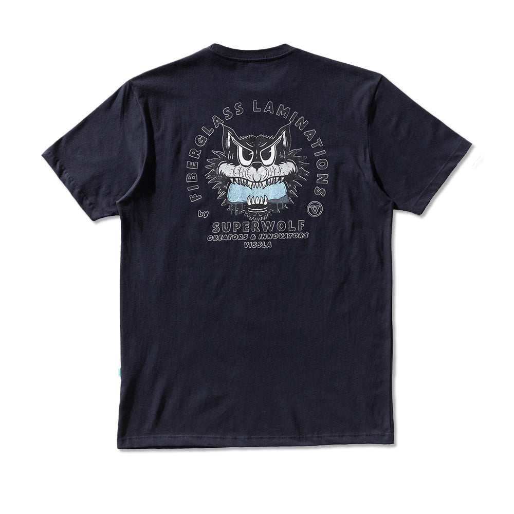 Camiseta Vissla Superwolf Preto