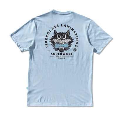 Camiseta Vissla Superwolf Azul