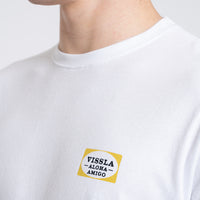 Thumbnail for Camiseta Manga Curta Branca Vissla Atomic Palms