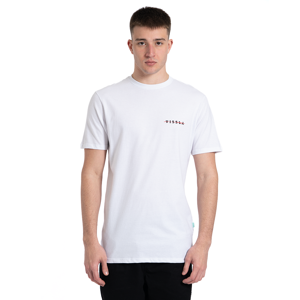 Camiseta Manga Curta Branca Vissla Skull Island