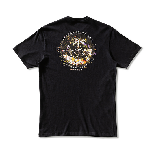 Camiseta Manga Curta Preta Vissla Skull Island