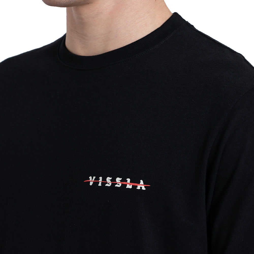 Camiseta Manga Curta Preta Vissla Skull Island