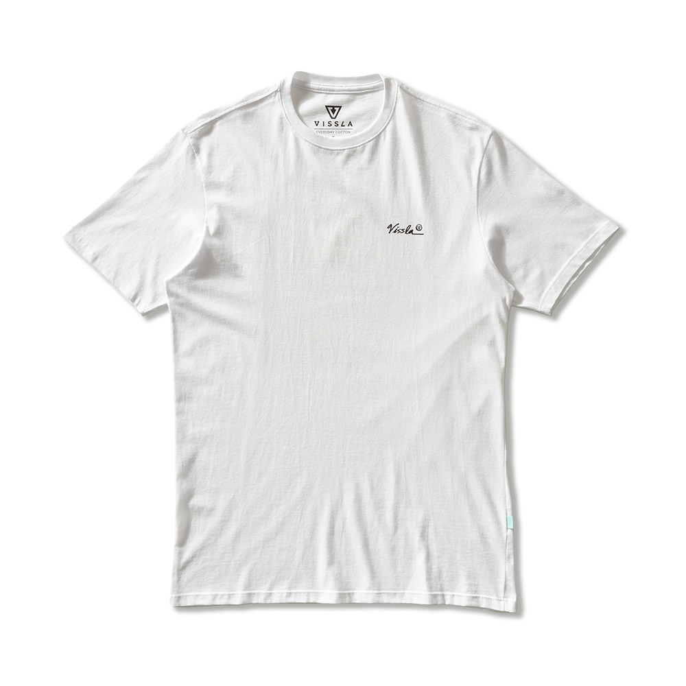 Camiseta Manga Curta Branca Vissla Reaper