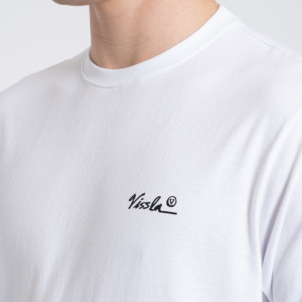 Camiseta Manga Curta Branca Vissla Reaper