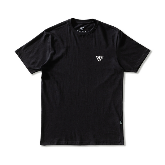 Camiseta Manga Curta Preta Vissla Established